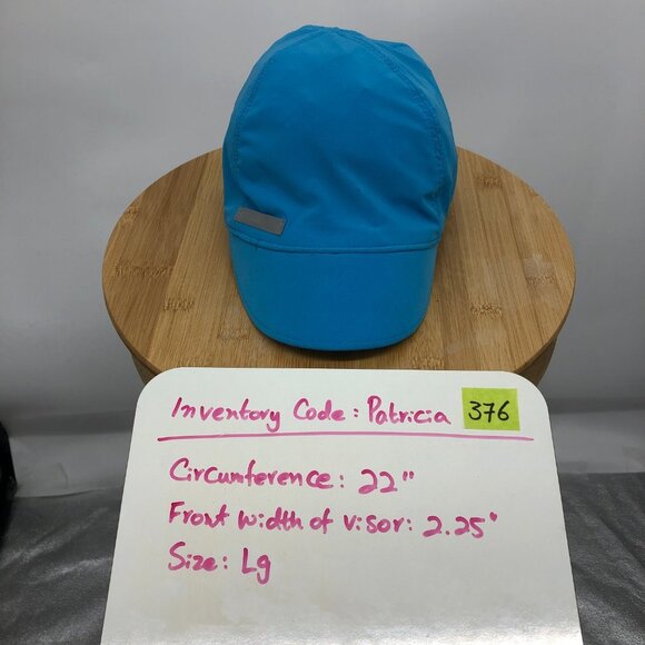 Lululemon Cobalt Blue Baseball Cap w/ Reflective Tape - Picture 13 of 14